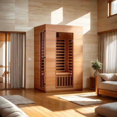 Hongyuan 2 - Person Indoor Infrared Sauna in Hemlock - Melillo EnterprisesAll categories